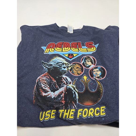 Star Wars Rebels Use the Force Amd Return Jedi T Shirt Adult Men Size Large - Picture 3 of 5